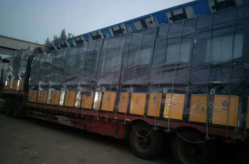 太阳能垃圾箱加路名牌发货实图！(图3)