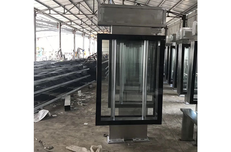 温州不锈钢指路牌灯箱发货！