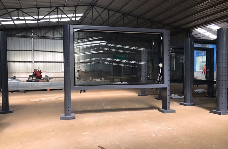 漯河客户定制亮化宣传栏灯箱！(图1)