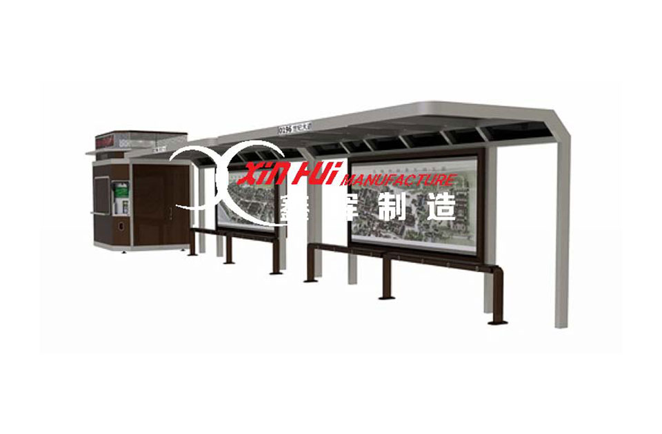 自行车亭灯箱XH006