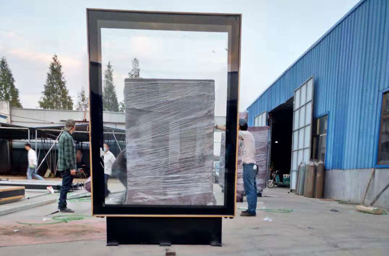 莆田户外滚动灯箱发货案例