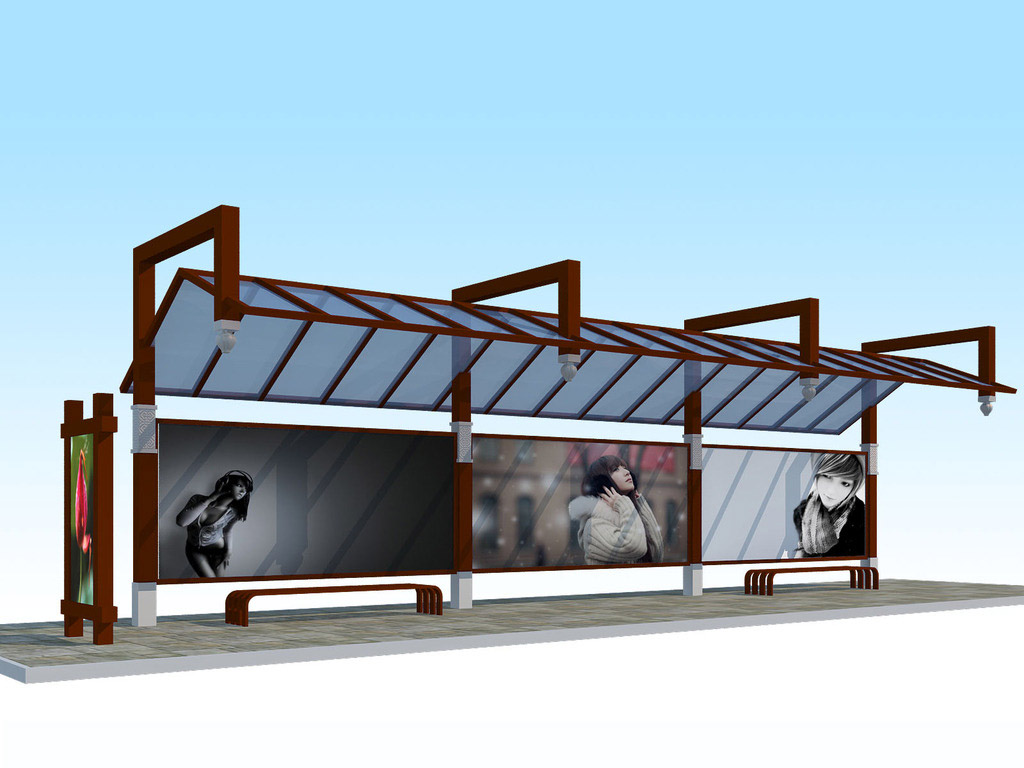 公交站台广告维护